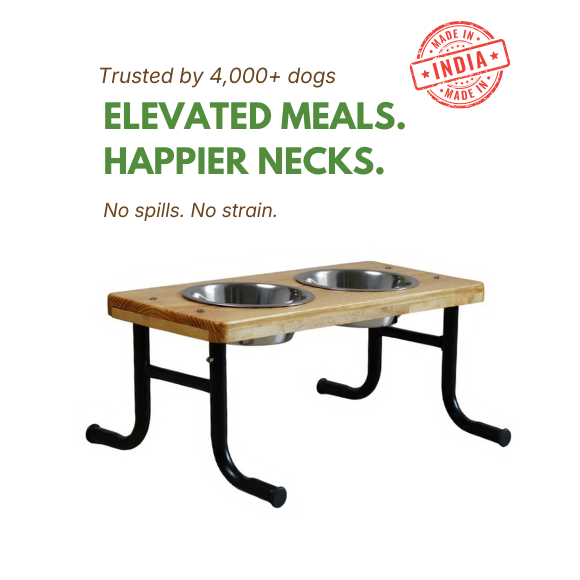 RegalWood Series - PineWood Iron TableTop Diner - 1600ml bowls