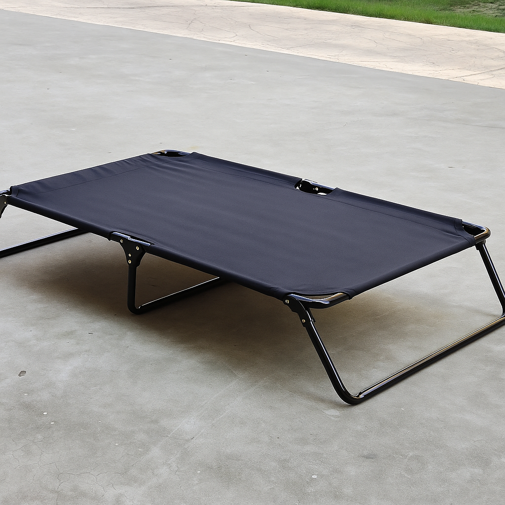Foldable Elevated Dog Bed – Heavy-Duty, Portable & Washable