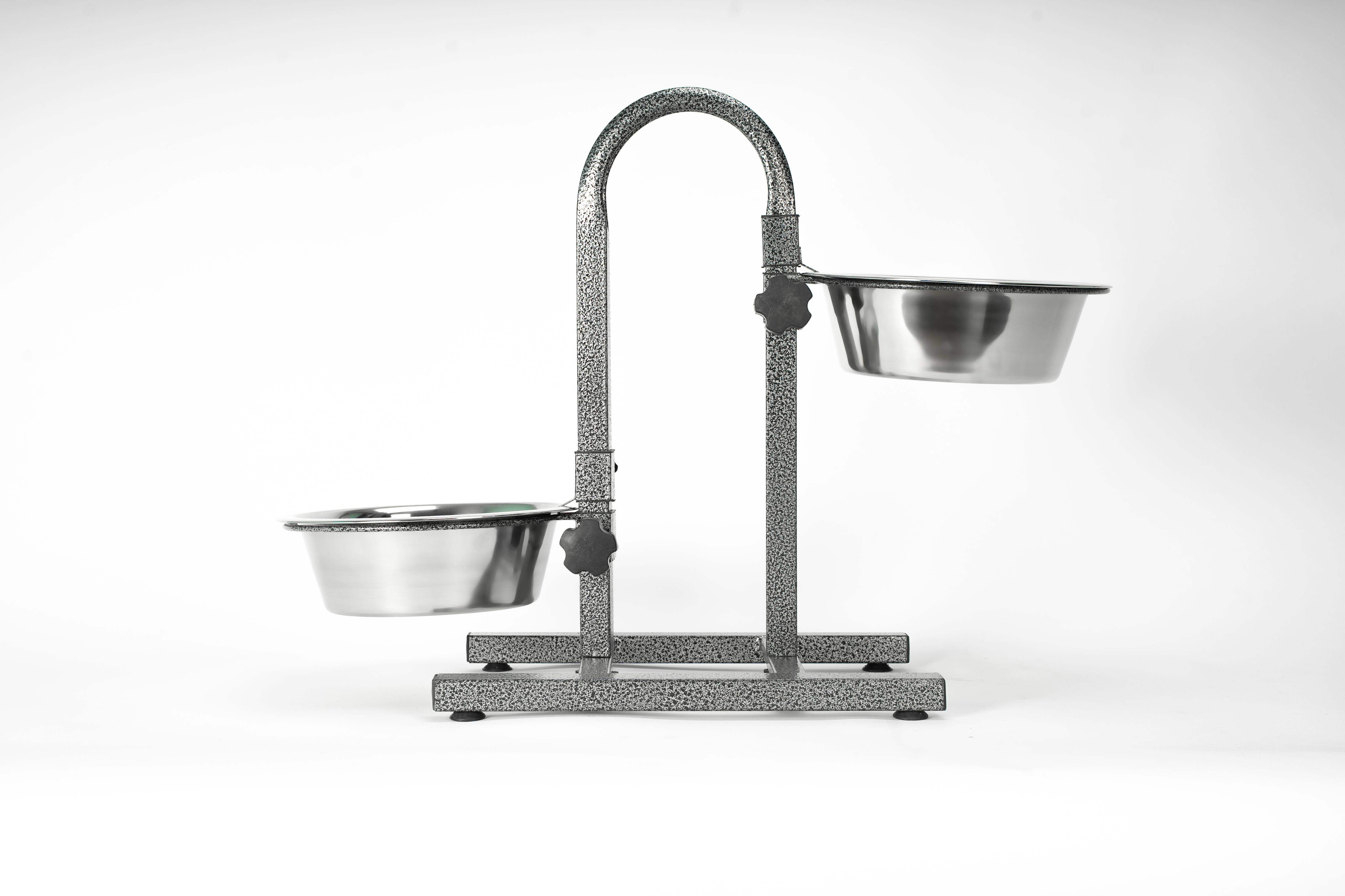 Premium Elevated Pet Feeding Diner with Stainless Steel Bowls