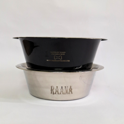 Custom Engraved Stainless Steel Dog Bowl