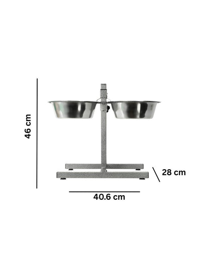 Pet Feeding Station Dimensions for small, medium and large breeds 