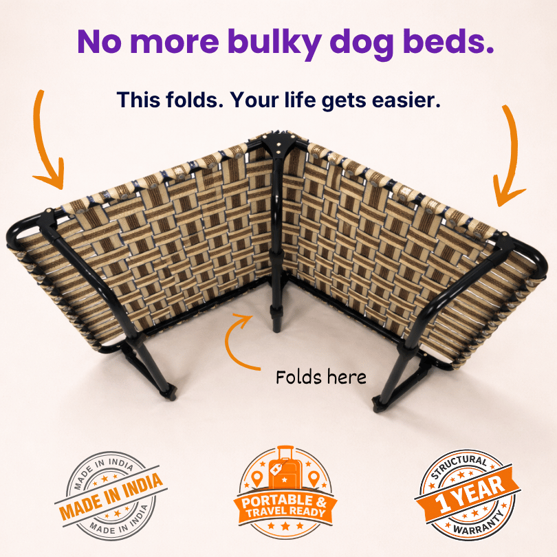 FlexWeave Cooling Foldable Dog Bed