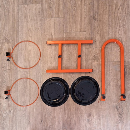 Ember Series Elevated Bed + U-Shaped Adjustable Double Diner Set