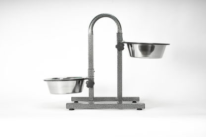 Premium Elevated Pet Feeding Diner with Stainless Steel Bowls 