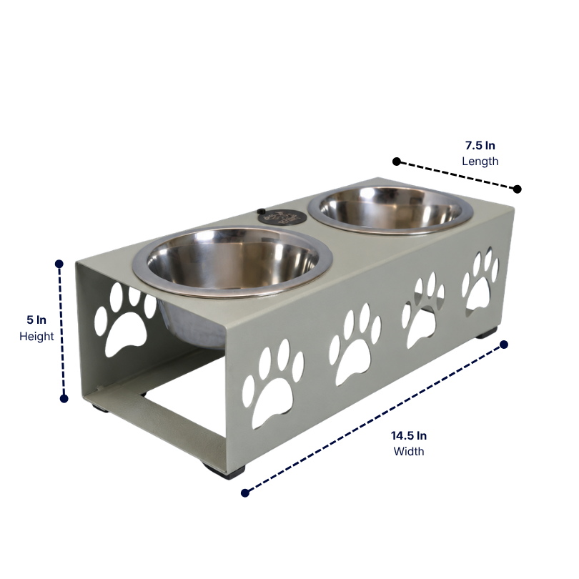 Elevated Dog Feeder