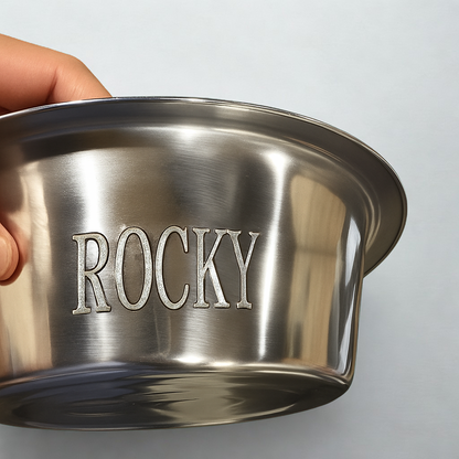 Elevated Pet Bowls for healthy pets with Custom Engraving 