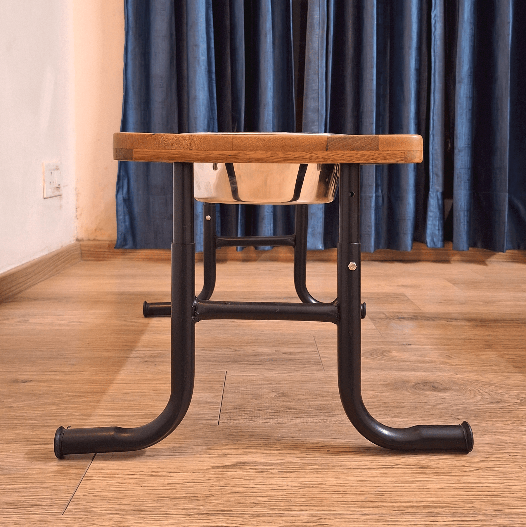 RegalWood Series - MangoWood Iron TableTop Diner (2800ml bowls)