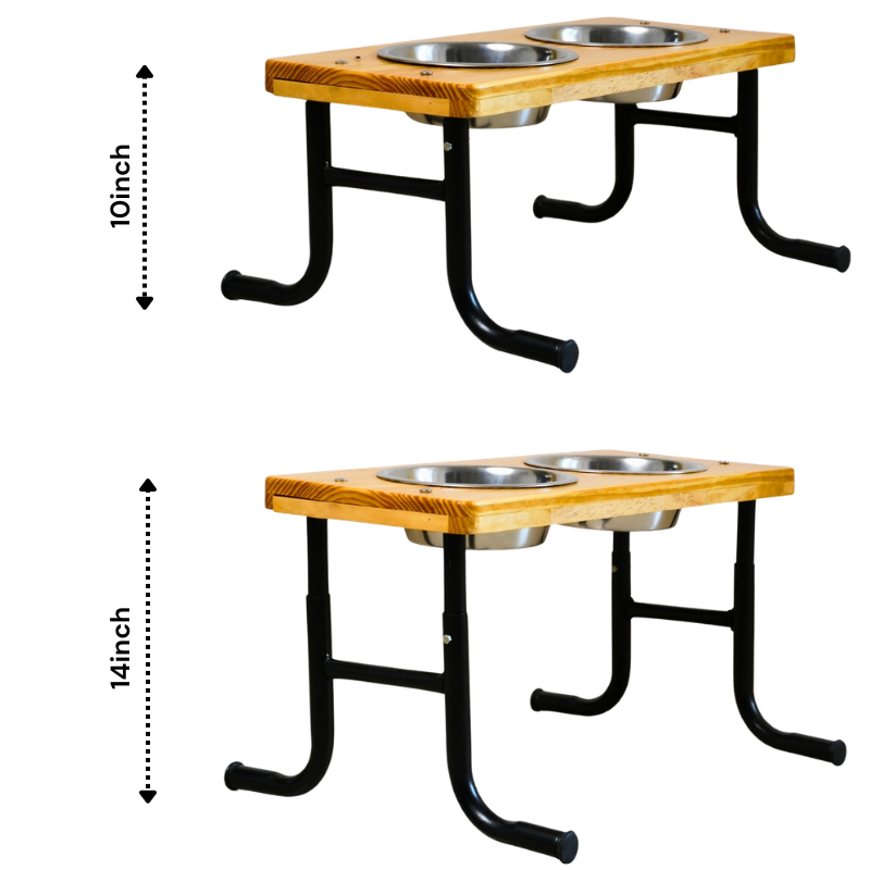 Elevated Dog Feeder
